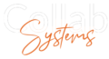 Collab Systems white logo